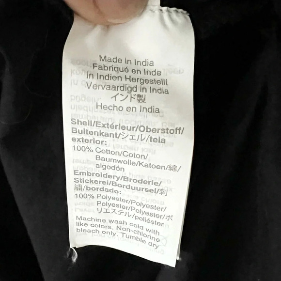 J. Crew Eyelet 100% Cotton Top Navy Blue Lace Cottagecore Lightweight Feminine - Picture 8 of 11